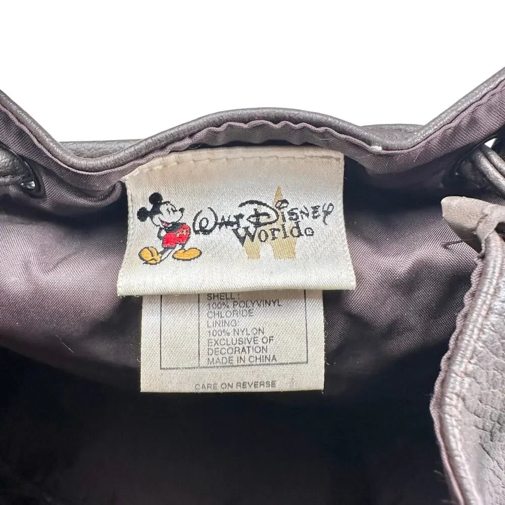 Disney | Women | Vtg 90s-00s Animal Kingdom Tree Of Life Faux Leather Backpack